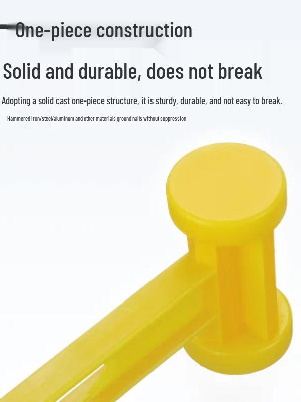 Outdoor Camping Awning Hammer with Plastic Ground Nail
