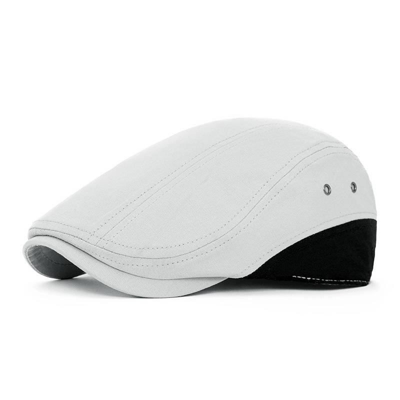 British style color matching newsboy hat men's retro old forward hat outdoor visor beret casual cap