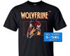 Wolverine Start Screen T Shirt BLACK All Sizes S-5XL 100% Cotton NES Famicom Nintendo Game 8 Bit