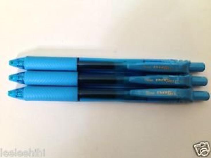 Pentel EnerGel Deluxe RTX Retractable Liquid Gel Fine Needle Pack of 5 Pens, Point, Tip, Black, 0.7mm,