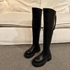 Over-knee boots women's thick-soled heightening women's boots 2025 new winter tall knight boots small boots women's tide