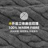 Winter scarf warm three-piece set, velvet outdoor thickened ear protection knitted hat scarf gloves three-piece set