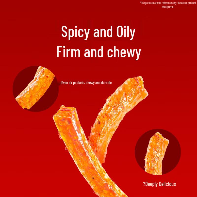 Snack Weilong Classico Strisce di Glutine Piccanti