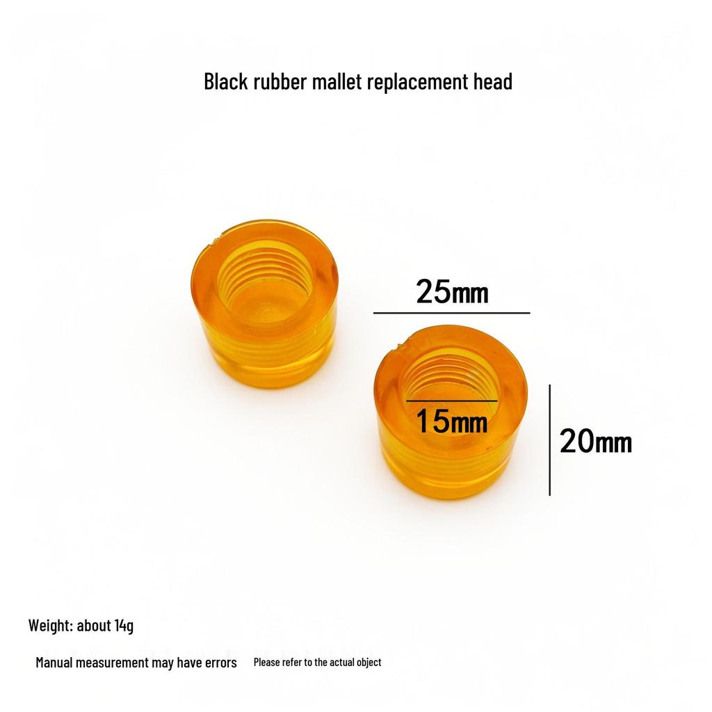 Double-Headed Detachable Hammer: Goldsmith Silverware Rubber Mallet for Household Installation