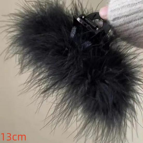 2023 Luxury Feather Hair Clip for Women - Cloud Bubble Design
