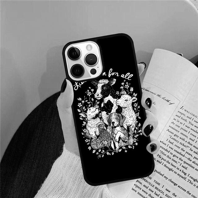 Go Vegan Food Vegetarians VEGGIE Cover For iPhone 17 Air 15 16 14 13 12 Pro Max 11 Pro Max Plus Phone Case Coque