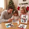 Colorful Glass Christmas Sea Glass Painting Art Set DIY Sea Glass Mosaic Set  Christmas Decor
