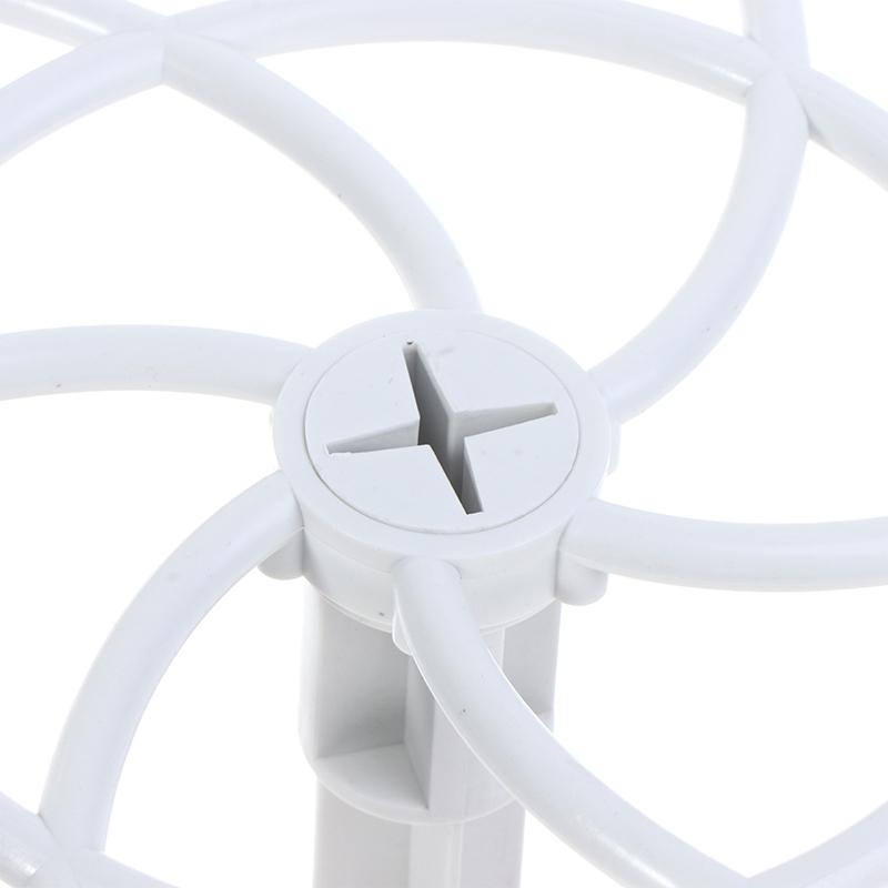 White Plastic Garden Stackable Bonsai Climbing Frame Plant Cage Frame Plant Support Stand Climbing Vine Rack Gardening Supplies