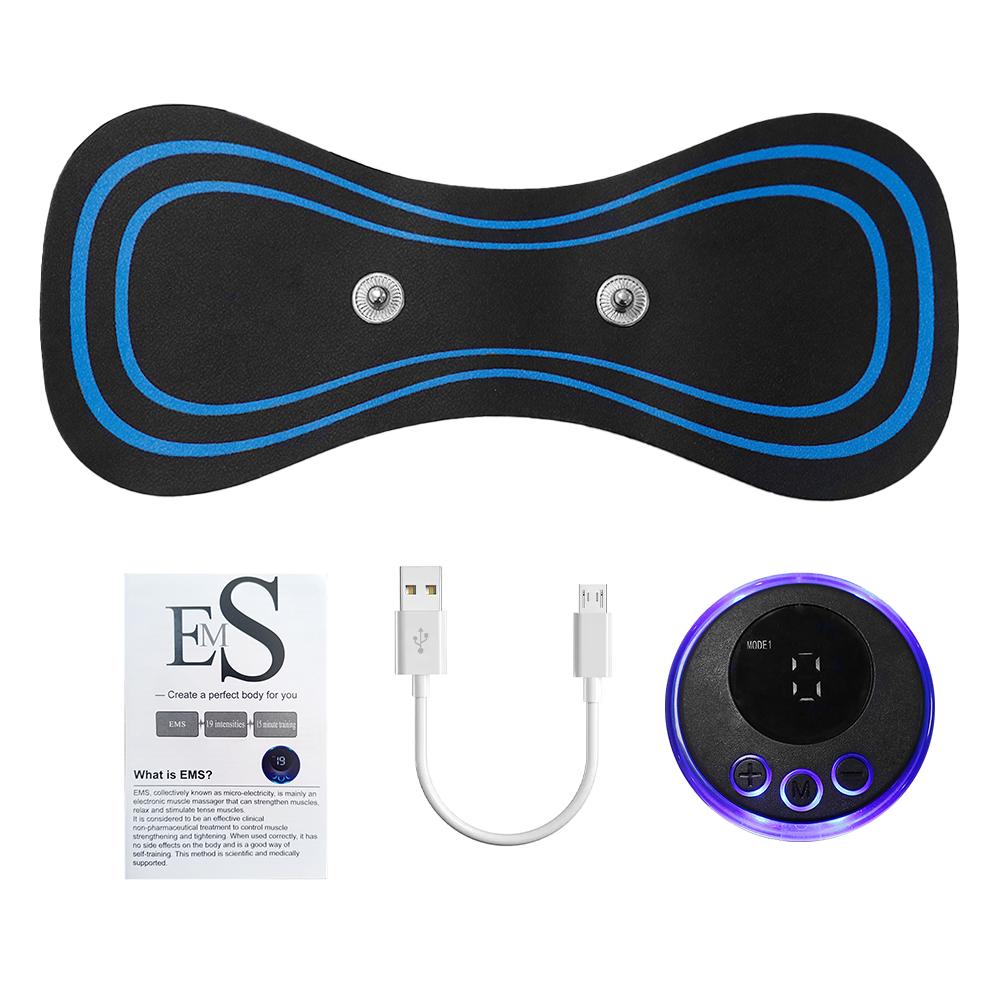 

Smart Neck Massager Rechargeable 19 Levels Tens Pulse Electric Cervical Massage Patch For Muscle Pain Relief 220 volts&European standard plug