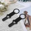 2Pcs Metal Plastic Hat Clip Textile Strap for Firm Hat Attachment Lightweight for Hat Retention Wind Proof Design