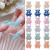 Resin Gummy Bear Nail Charms Bead for DIY Jewelry Accessories Bear Nail Charms