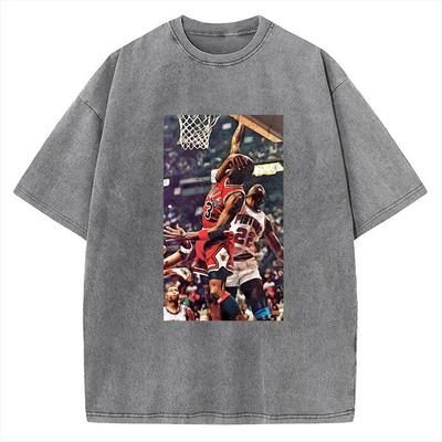 Michael Jordan Hard Foul Jordan Rules 80's 90's Vintage Bad Boy Detroit T-Shirt
