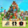 Vexolite Minecraft-Style Magnetic Block Set, 100 Random Pieces with Storage Case, Magnetic Toys for DIY Building, Magnetic Building Blocks,