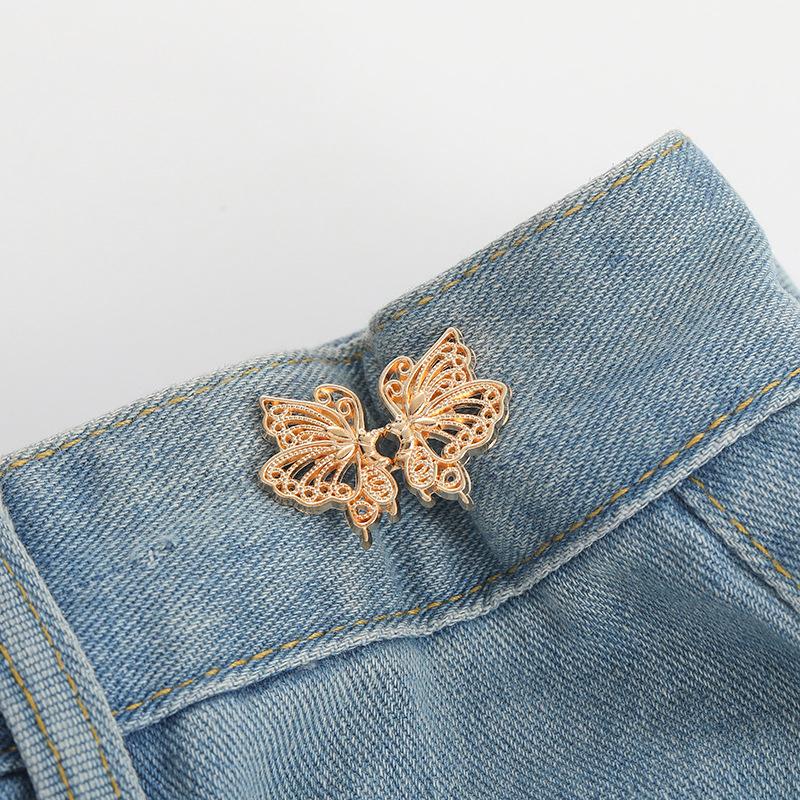 Mode Vleugels Broek Knop Taille Aansnoerclip Verstelbare Gesp Jeans Afneembare Gesp Pin Kleding Accessoires