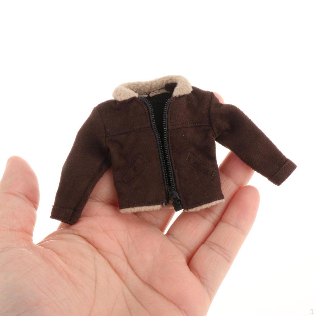 Stylish Zip-Up Jacket for 6-inch Male Action Figures - Handcrafted Ultimate Fashion