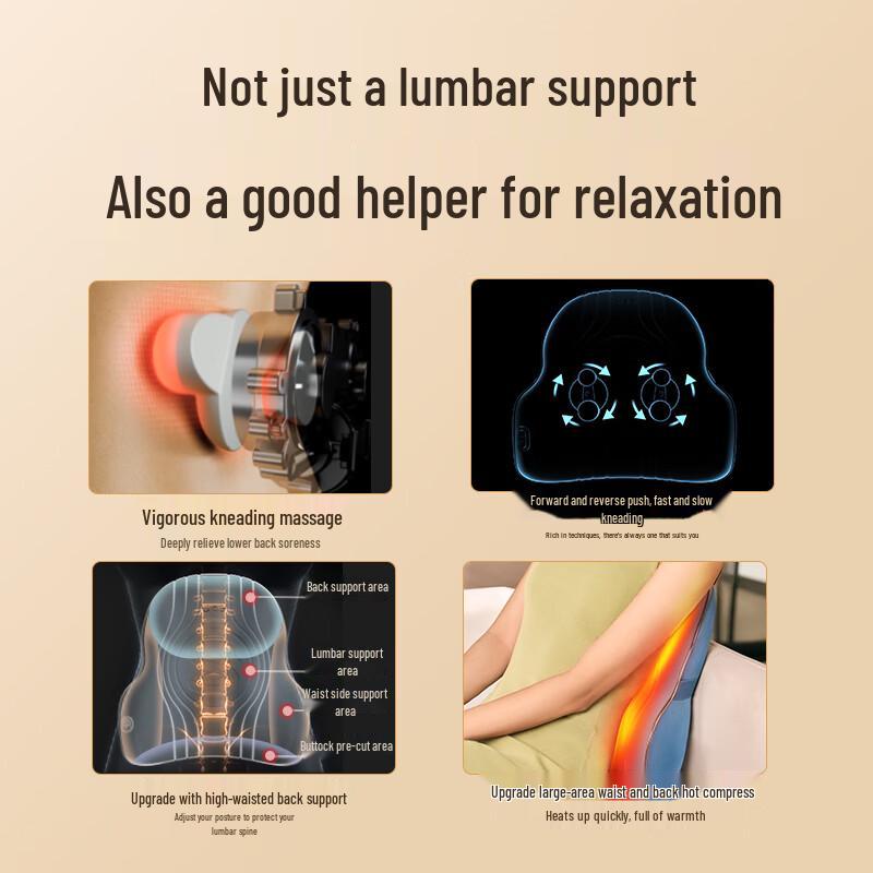 SKG T3 2nd Gen Lumbar Massager Cushion CN plug (adapter included)