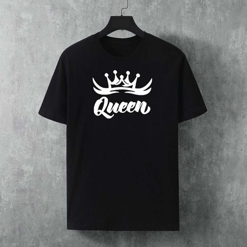 

Men s And Women s Queen T Shirts Cotton Shirt Loose Summer Breathable T Shirts O-Neck Oversized Tops