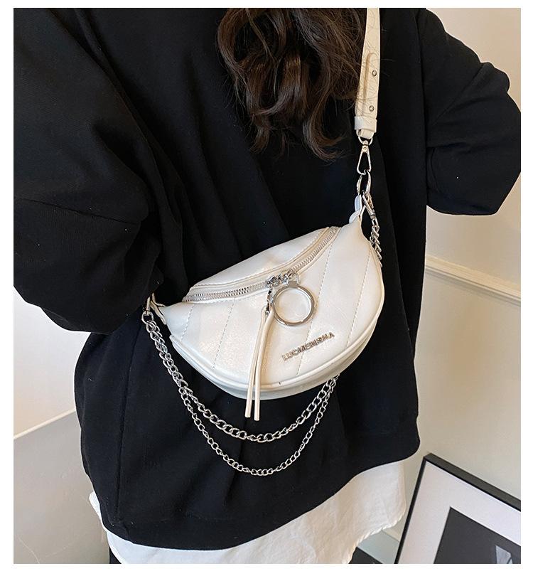This Year's Popular Bags Are High-end 2025 New Fashion Fanny Packs, Versatile Ins Summer Messenger Bags, Women's Bags, Breast Bags.