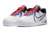 Nike Air Force 1 React Weiß Astronomy Blue Laser Crimson GS CD6960-101