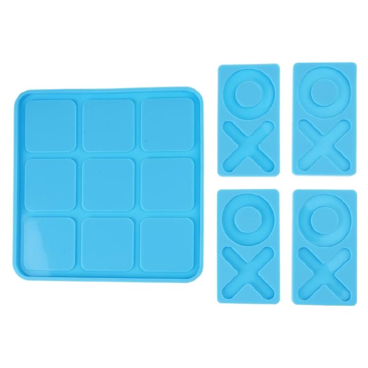 

Table Game Epoxy Casting Mold Tic Tac Toe Resin Mold 5 Chess for Resin Casting 1