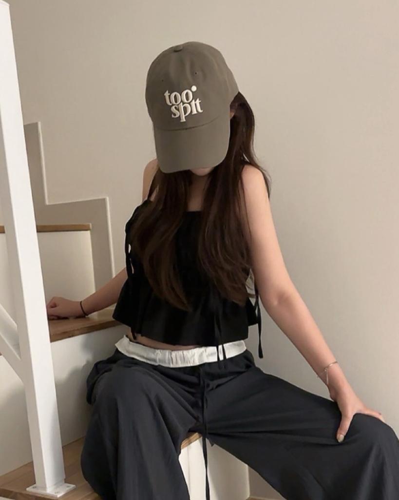 Tueseupis Volume Logo Ball Cap (Khaki)