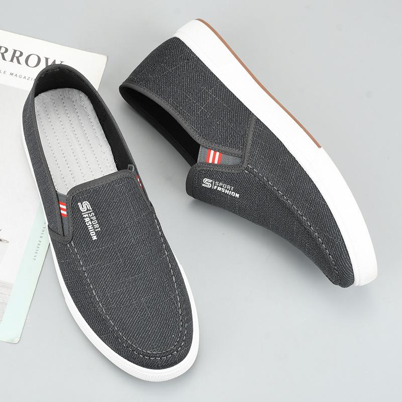 2024 Large Big Size Men Espadrilles Autumn Canvas Shoes Male Basic Flats Comfort Loafers Mens Casual Sneakers