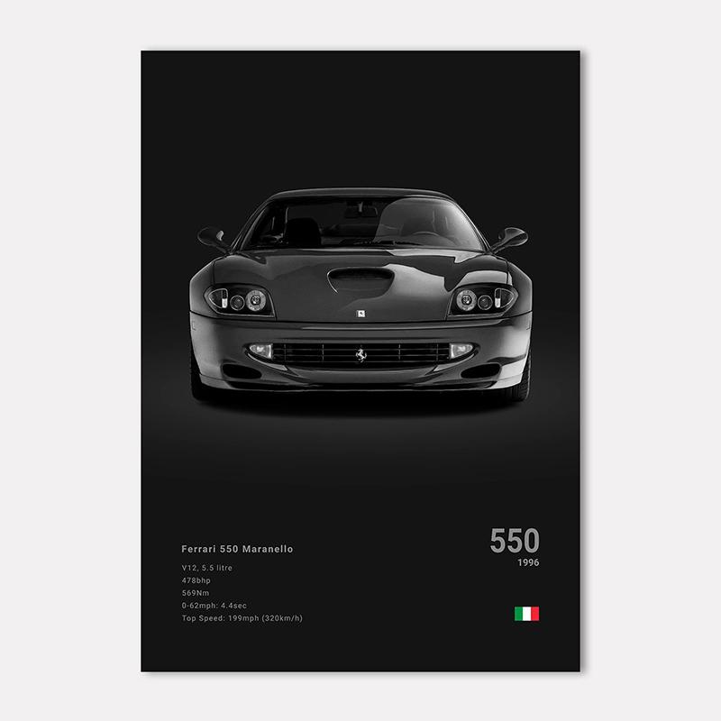 Famous Cars 812 458 296 Canvas Wall Art Print Poster 599XX SP3 F8 Decoration Mural Modern Home Decor Birthday Gift Unframed
