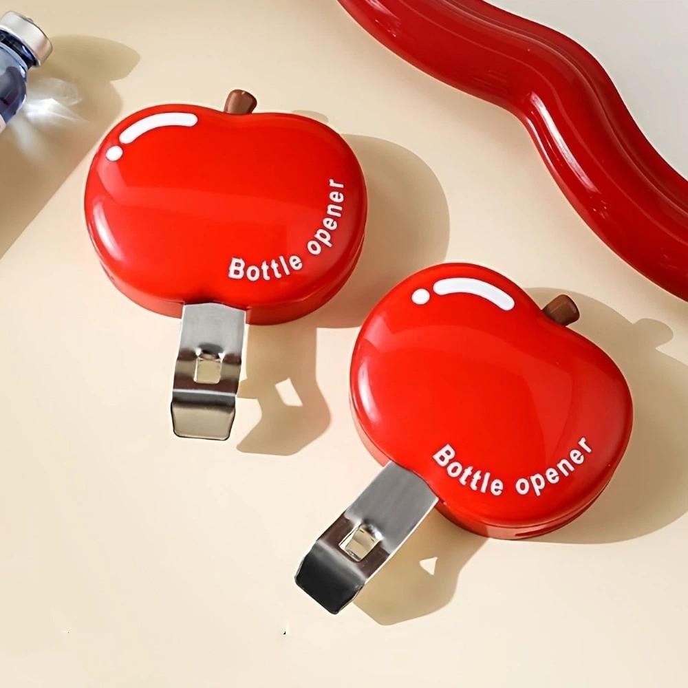 2pcs Fruit Shape Magnets Bottle Opener Multifunctional Refrigerator Corkscrew Bar Use