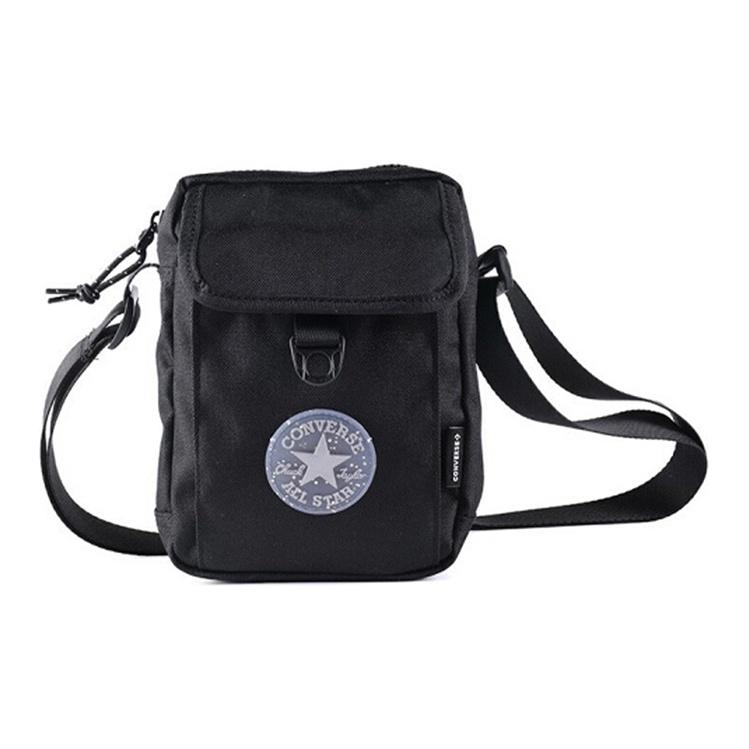 

Converse Zipper Polyester Crossbody Shoulder Bag Unisex bags Black 10020245-A02 Black