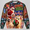 Christmas Bowling  Unisex Sweatshirt Santa Snowman Reindeer Gingerbread Gnome Crewneck Xmas Pullover Holiday Sports Party Gift Fun Top