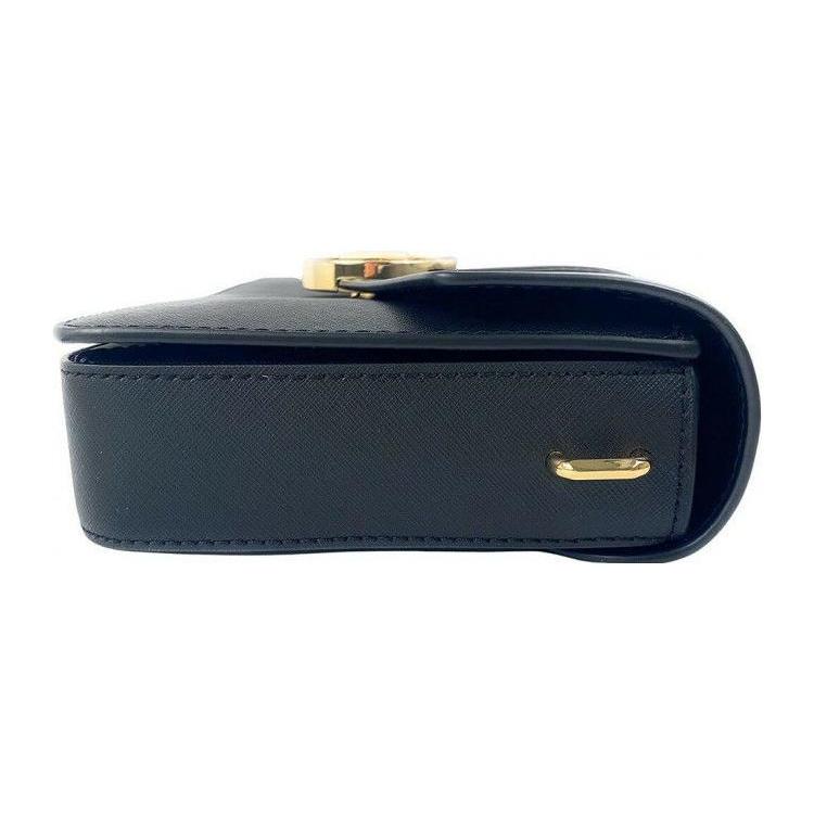 New MICHAEL KORS Carmen Artificial Leather Shoulder Bag Women's Black 35S2GNML2L-BLACK