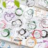 4 Styles Stain Practical  Die Cutting Decor Material Stickers Creative DIY Junk Journal Collage Stationery Scrapbooking Paper