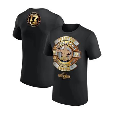 Camiseta de Manga Corta de Algodón Grande para Hombre y Mujer, Estampado de Retrato de Letras Negras de Lucha Libre, Cuello Redondo, Verano, Deportes y Ocio