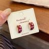 Enamel Drip Oil Star Hoop Earrings Vintage Colorful Dripping Earrings  Party