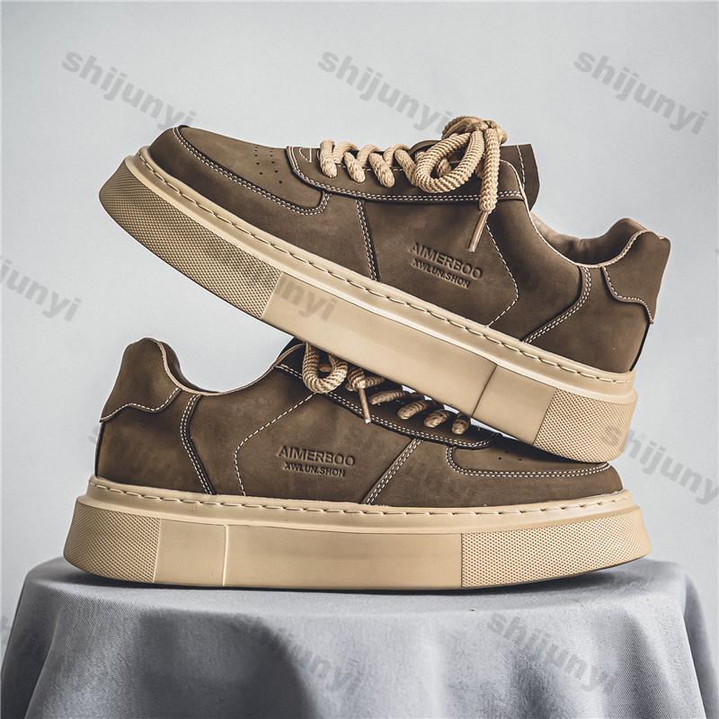 Fashion Male Casual Sneakers Autumn New Platform Outdoor Non-slip Wear-Resistant Shoes Men Fashion Comfortable Platform Sports Shoes