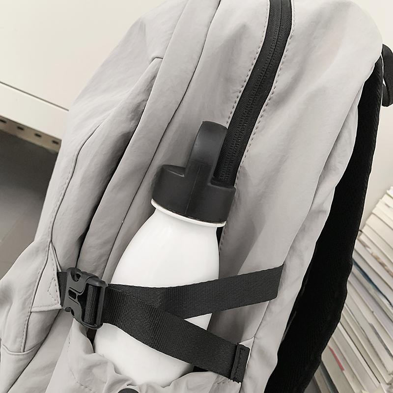 Schulranzen mit großer Kapazität für Studenten Damen Reise-Rucksack Einfarbiger Rucksack