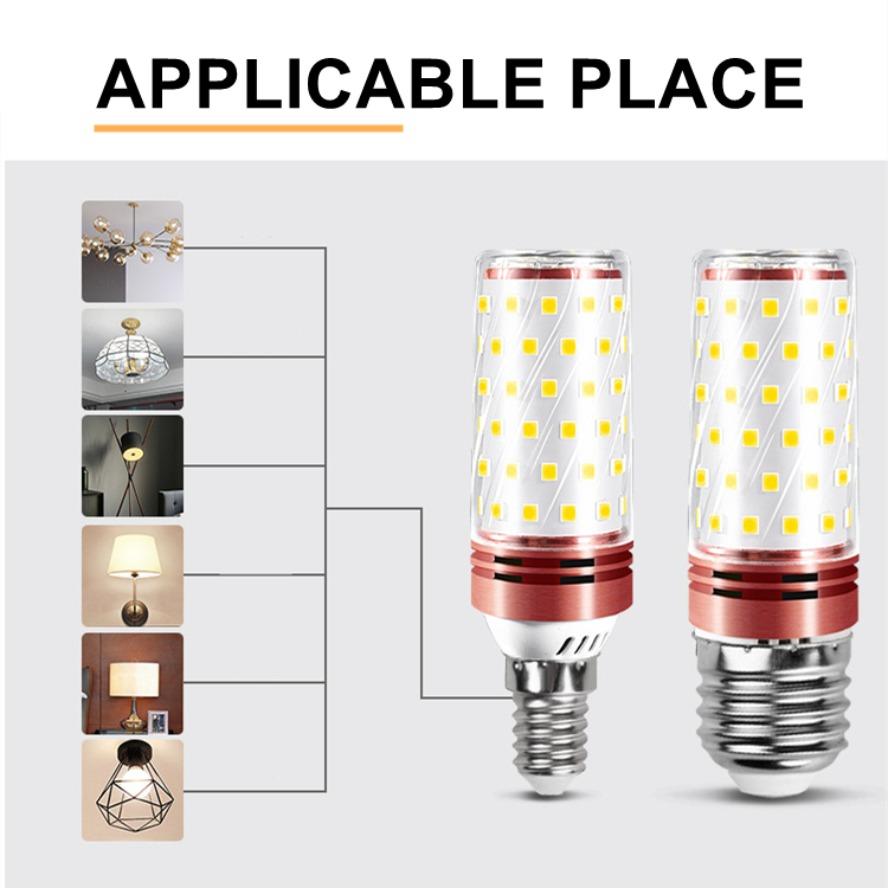 AC85-240V LED-Birnen E14/ E27 Maiskolben-Birnen 110V Dimmbar Drei-Farben-Schalterfunktion für Heimbeleuchtung Zubehör Leuchte