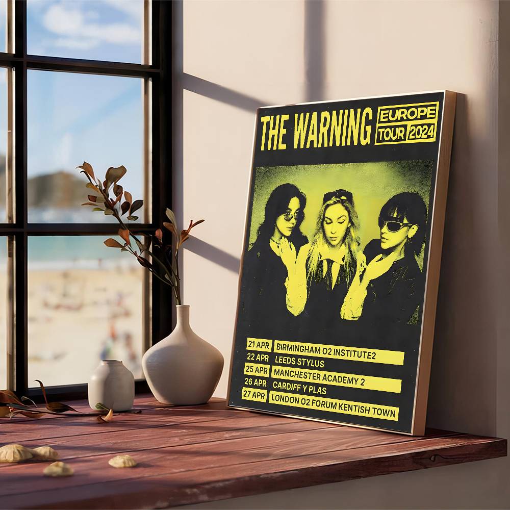 Rock Band The W-Warning Whitepaper Poster Waterproof Paper Sticker Coffee House Bar Posters Wall Stickers (as the picture,10x15cm No Frame)