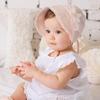 Cotton Beanie Lace Flower Mesh Cap Fashion Princess Hat  Baby