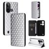 BLU C9 Leather Phone Case: Magnetic Flip Cover with Card Slot & 3D Texture for Enhanced Protection