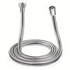 1.5/2M Stainless Steel Silver Hose Extended Tube Bathroom Shower Pipe Pipe Water Pipe Drawer Bathroom Accessories Pipes