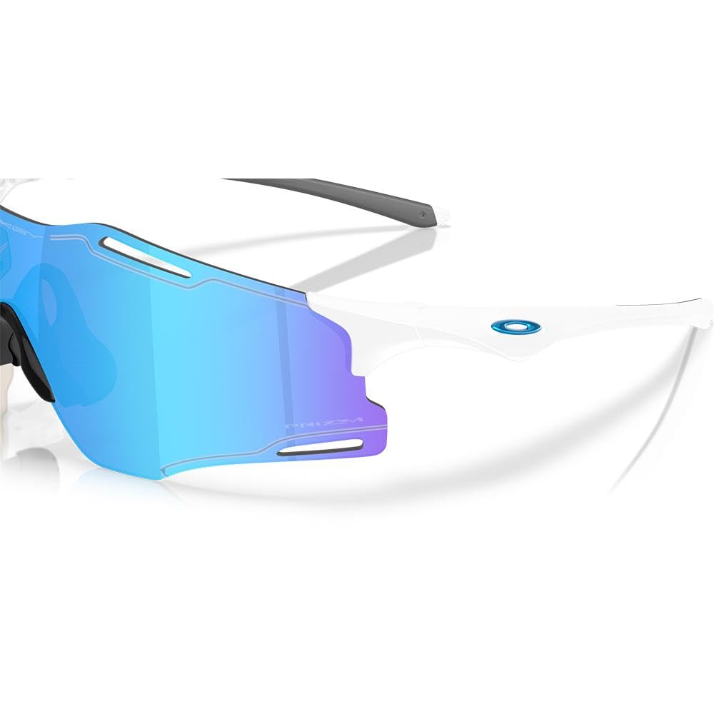 Oakley Sunglasses 0OO9512D CYBR ZERO POLISHED WHITE PRIZM SAPPHIRE 95120239 Polarized [Oakley]