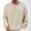 Herren Frühlings- und Herbst-Pullover Dünn Gestrickt Rundhals Langarm Pullover SY0192