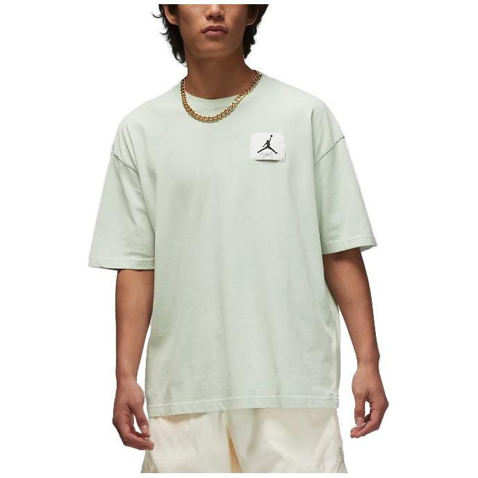 New Jordan T Shirt Men's Frosty Grass Green DZ0605-321