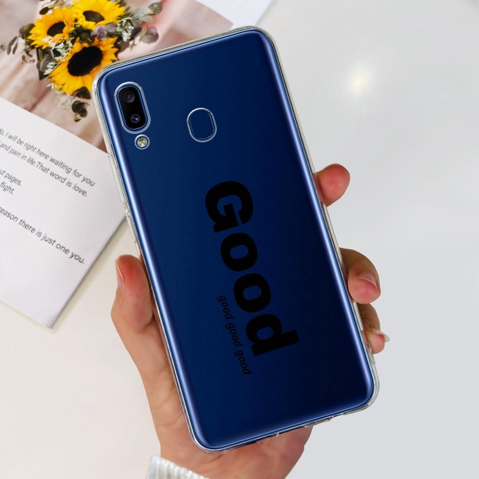 For Samsung Galaxy A20 Case A205 SM-A205F Silicone Cover Cute Astronaut Soft Phone Cases For Samsung A20e A202F A30 A305F Bumper