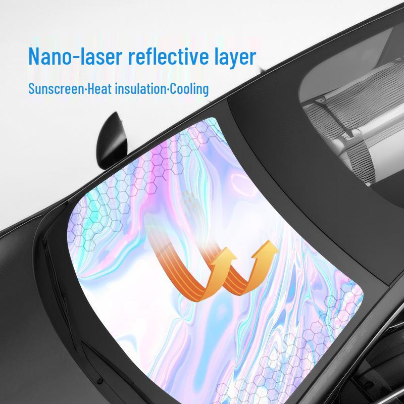 Graphene Car Windshield Blackout Sunshade Insulation Curtain