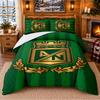 Atl Tico Nacional Pattern Bedding 3Pcs Set Bed Sheet And Pillowcases For Indoor Bedroom