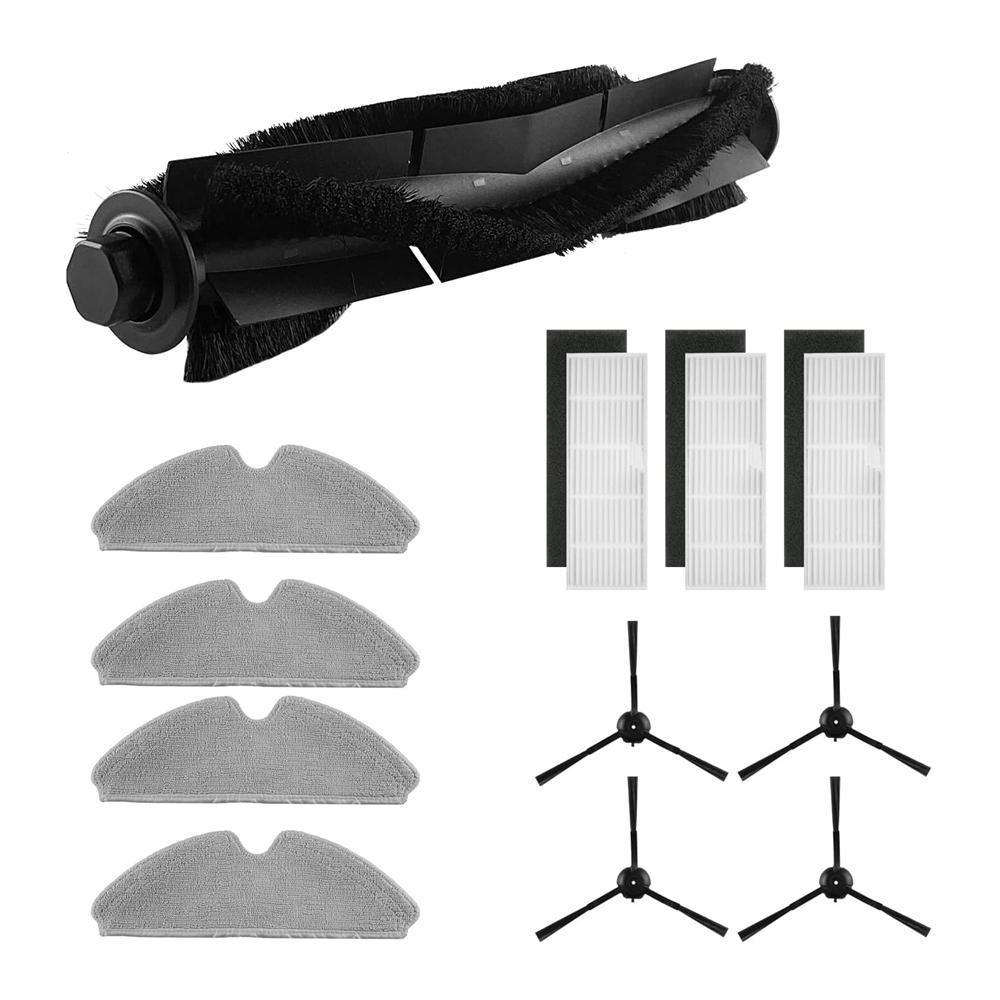 

12pcs-Cleaning Kits 1xMain Brush+4X Side Brushes+3x HEPA Filter+ 4x Mop Cloth For Onson J30/Onson J30 Pro Robot Accessories