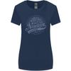 Distressed 73rd Birthday Made In 1952 Womens Wider Cut   Navy Blue