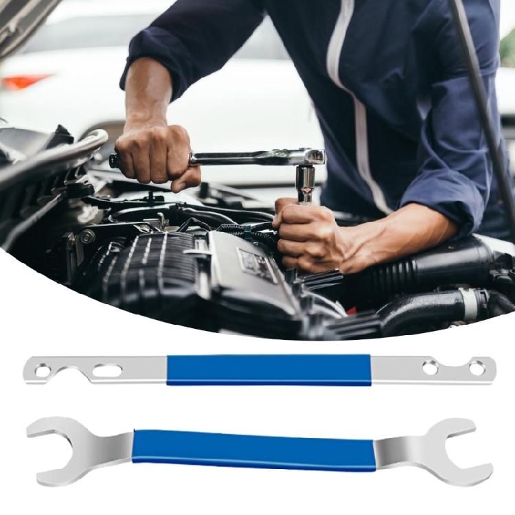 2Pcs Fan Clutch Nut Wrench And Water Pump Holder Tool Kit Removal 32mm/36mm Car Disassembly Tool Replacement Part